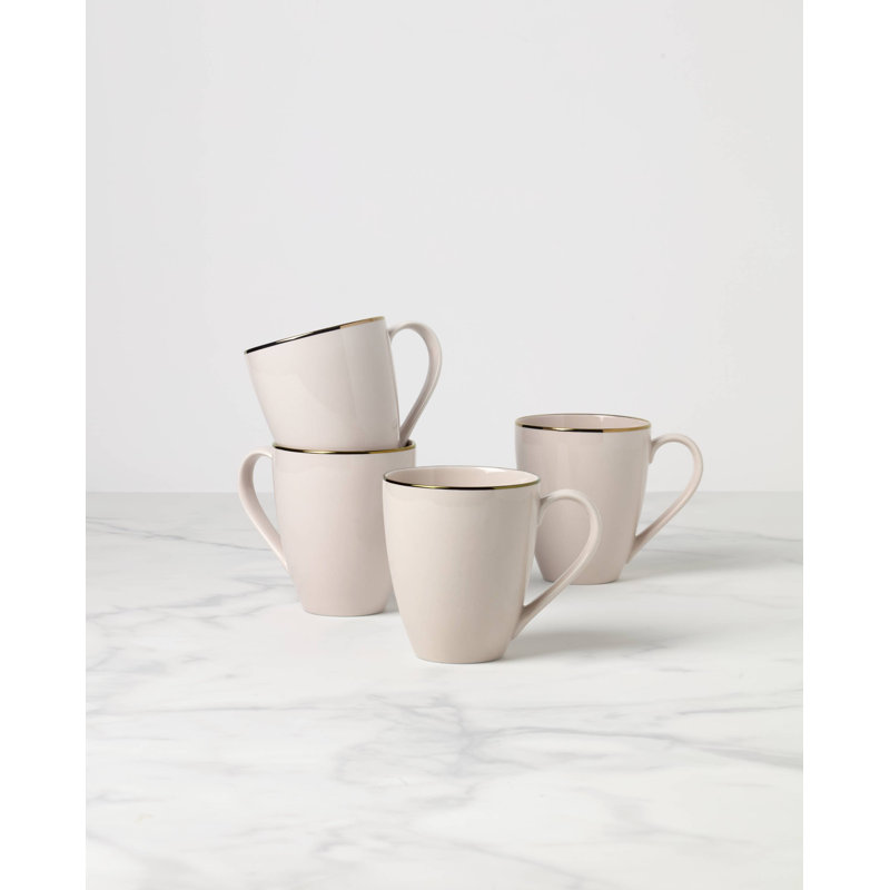 Ensemble de 4 tasses Lenox Trianna, Rose
