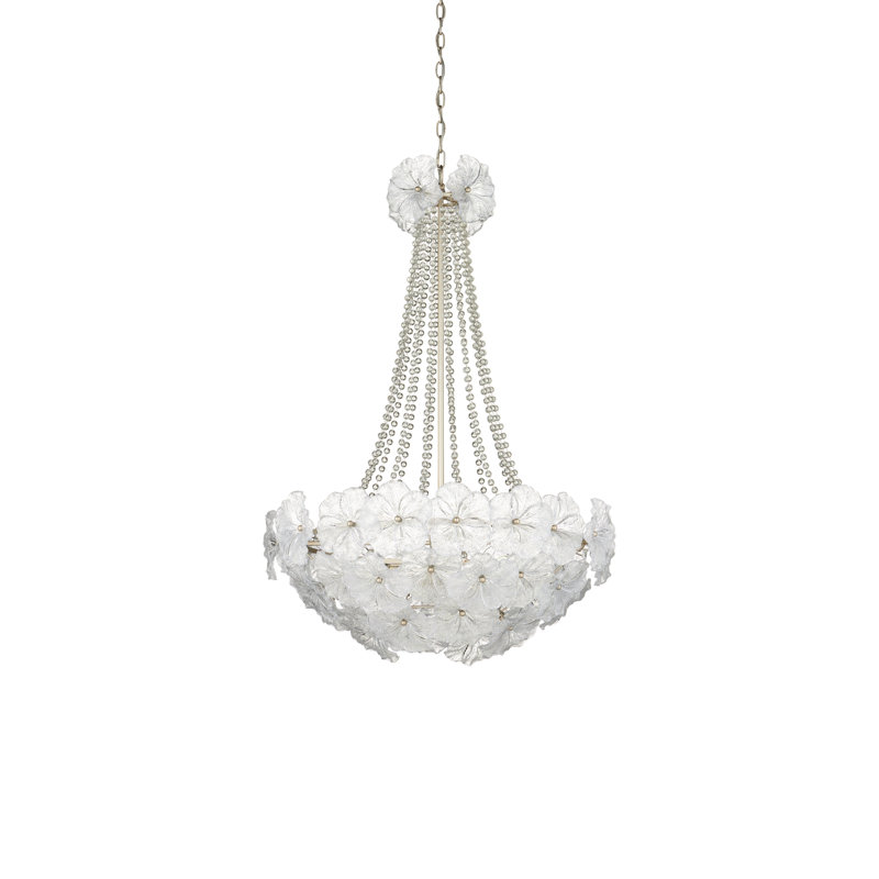 Mallow 6 - Light Glass LED Chandelier