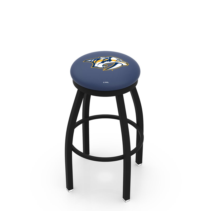 NHL Swivel Extra Tall Stool, Nashville Predators, Black, "Extra Tall (36" Seat Height)"