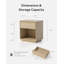 Table de chevet, table d'appoint en bois avec rangement et tablette ouverte-1272993710-1269491359