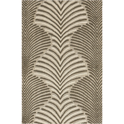 Mandie Modern Zebra Indoor/Outdoor Area Rug