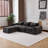 Boneless 104" Wide Modular Sectional Sofa In Soft Chenille Fabric Large Cloud Couch-1208401359