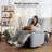 Power Recliner Chair with Zero Gravity, Corduroy Upholstered Electric Reclining Sofa, Modern Comfy Accent Chair for Living Room Bedroom-682899002