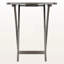 Ensemble de tables à collation en bois massif 5 pièces Griffin, fini gris foncé, L 22,64 po x P 15,48 po-404290861