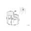 Fardy Patio Dining Side Chair with Cushion