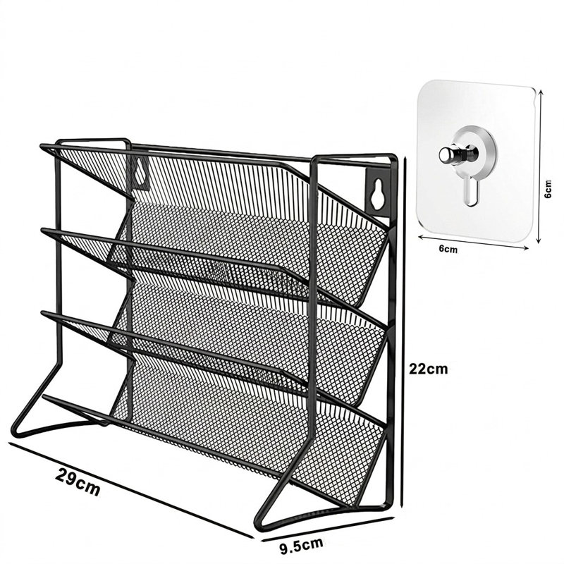 Freestanding Stainless Steel Spice Rack