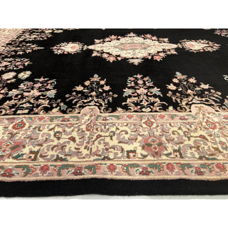 Oriental Area Rug in Black