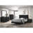 Black Upholstered Queen Panel Bed-1627473132