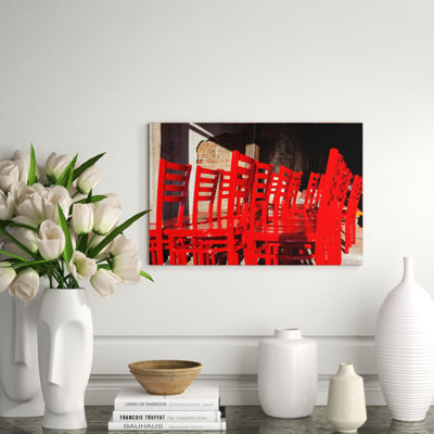 Red Chairs Print