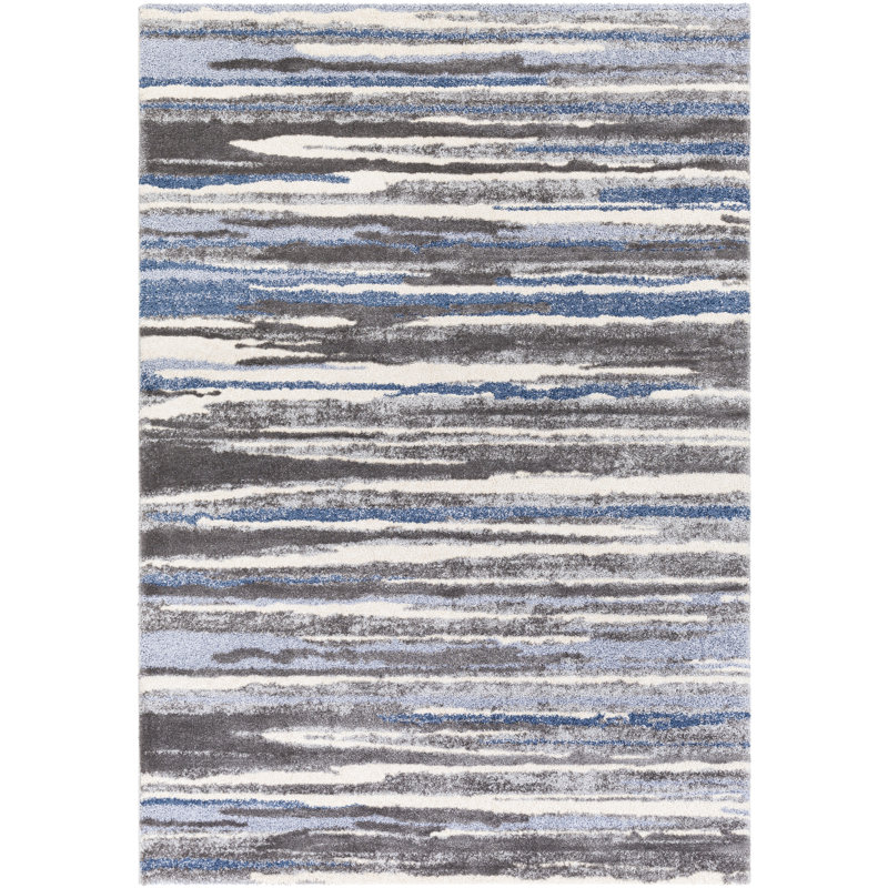 Baysinger Abstract Indoor Rug, Rectangle 5'3" x 7'3"