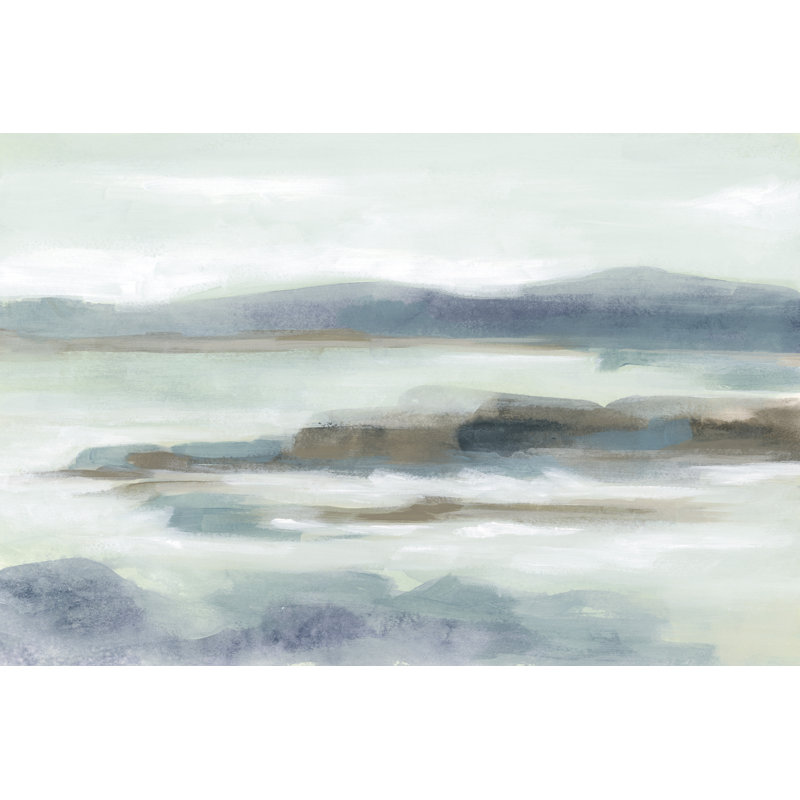 Soft Shores I by June Erica Vess - Wrapped Canvas Painting, 81cm H x 122cm W