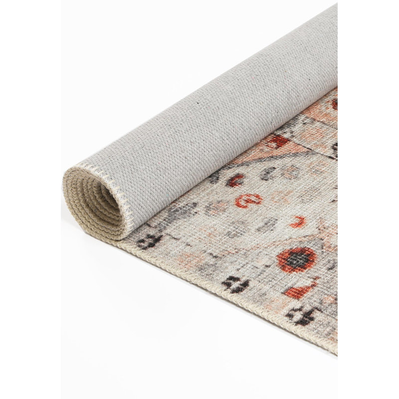 Tapis oriental rosé, Rectangle 8 pi 8 po x 12 pi