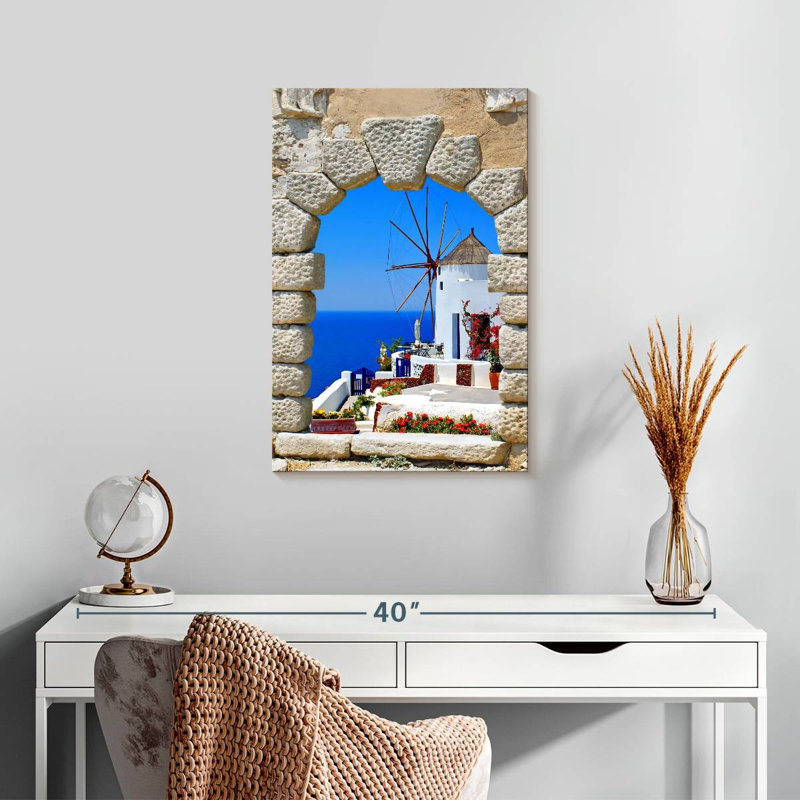 Gillard Window Windmill View, 24" H x 16" W