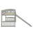 Twin-Size Loft Bed Highlighting A Slide