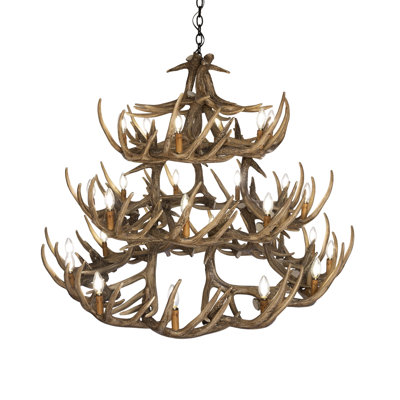 Xanthe 27 - Light Dimmable Tiered Chandelier