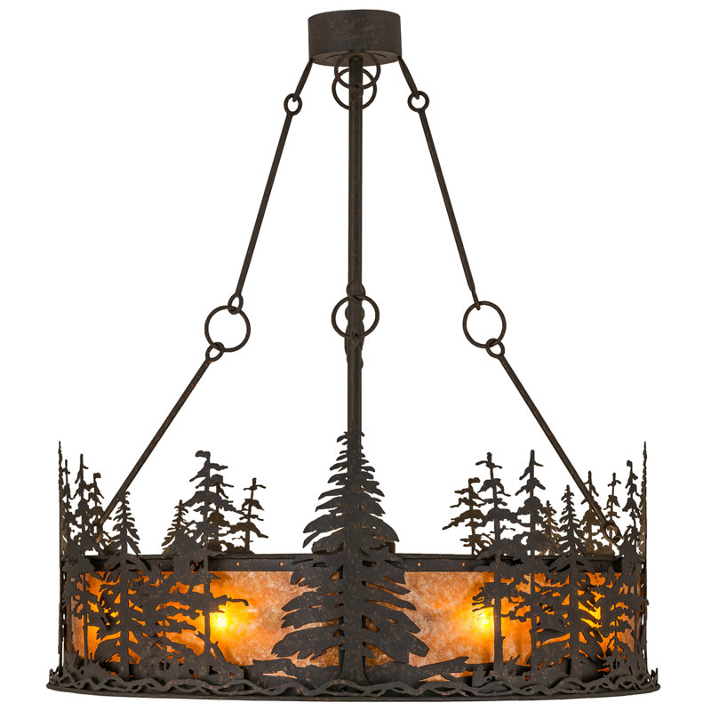 Tall Pines Outdoor Downrod Ceiling Fan