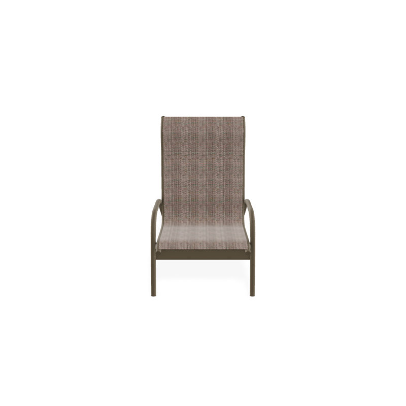 Beach Chair, Bailey Sand Stripe Sunbrella®, Textured Beachwood