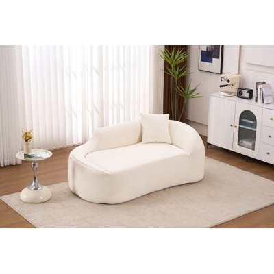 Compression Curved Chaise Longue Chair Indoor