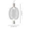 Riflesso Suspension 2 Crystal Transparent Matt Copper 2 L2210 Ul-1891999702-1891999703