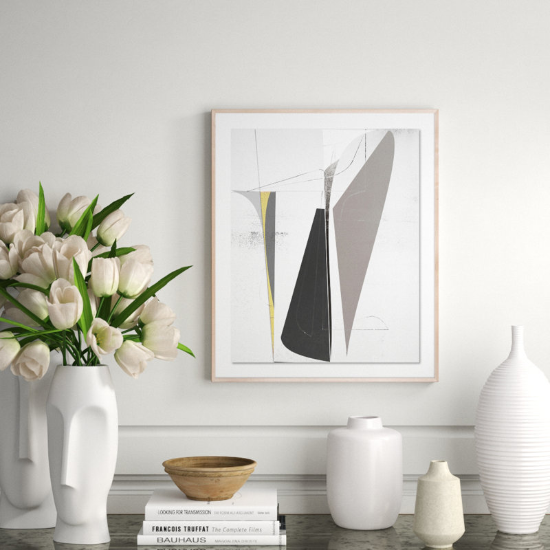 'Ando' Framed Print, 24" H x 20" W x 1.5" D, Natural
