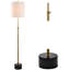 Classen 66'' Brass Gold Traditional Floor Lamp