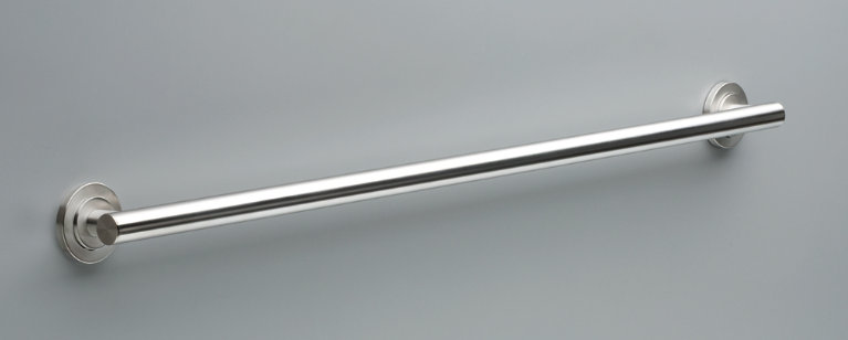 Barre d’appui décorative pour la sécurité de la salle de bain ada Voisin, Acier brillant, H 1,25 po x l 36 po
