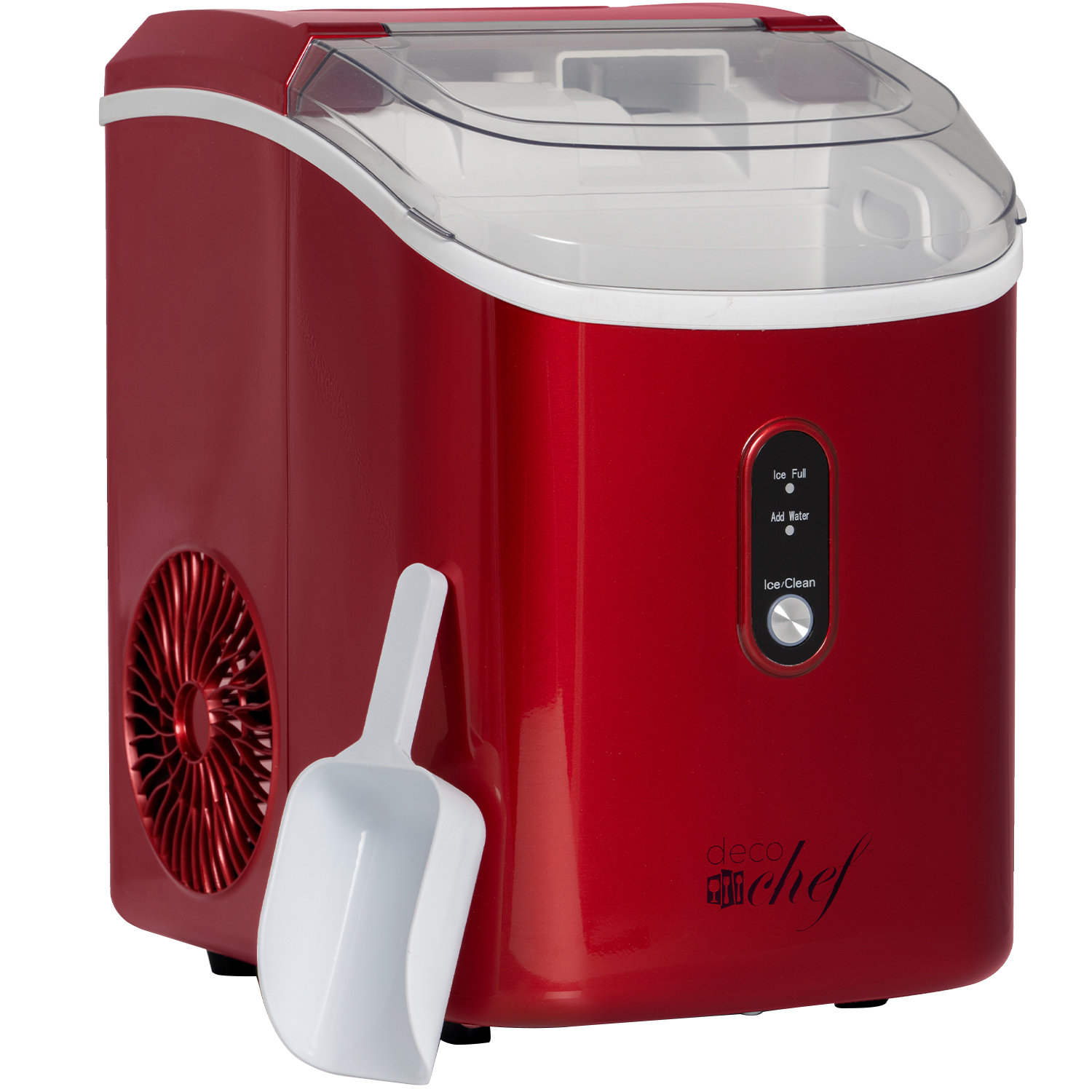Deco Chef Electric Ice Maker (IMRED) Compact Top Load 26 lbs. per Day