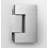 Illume 42.5 in. x 78 in. Fully Frameless Wall Hinge Shower Door-91036692