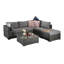 Saffy 5 Seater Rattan Sofa Set