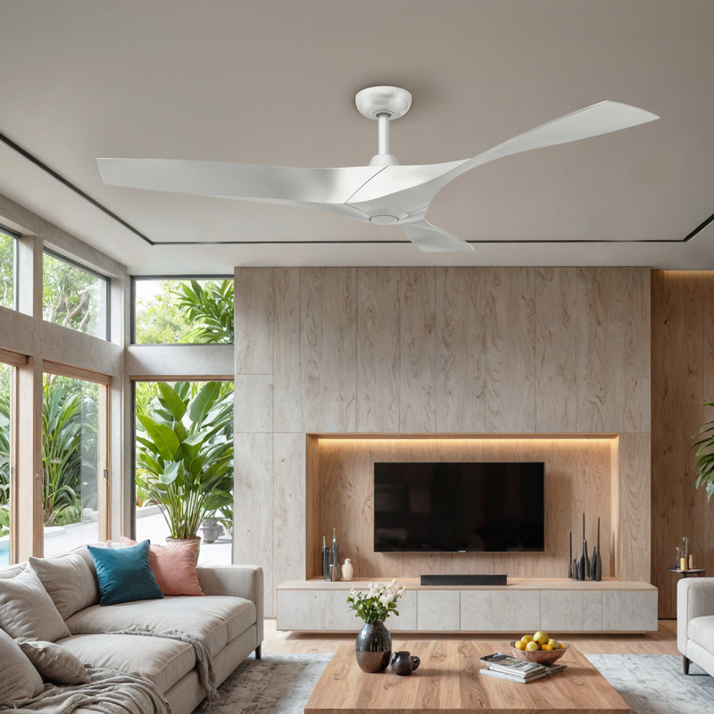 Ventilateur de plafond 52 po Kinthik, Argent