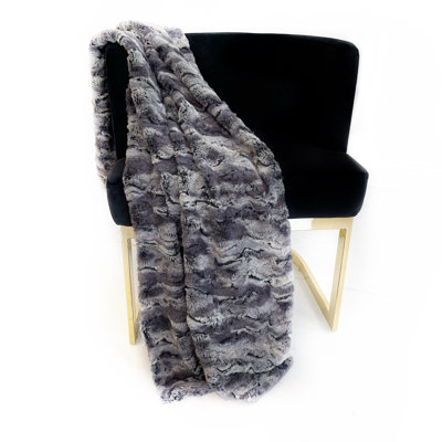 Couverture en fausse fourrure de lapin sauvage Plutus