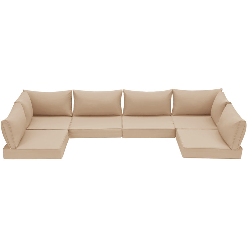 Coussin de siège / dossier de 4 po pour l'extérieur, Kaki