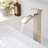 Brushed Nickel Bathroom Faucet,Faucet For Bathroom Sink, Single Hole Bathroom Faucet Modern Single Handle Vanity Basin Faucet-117992878