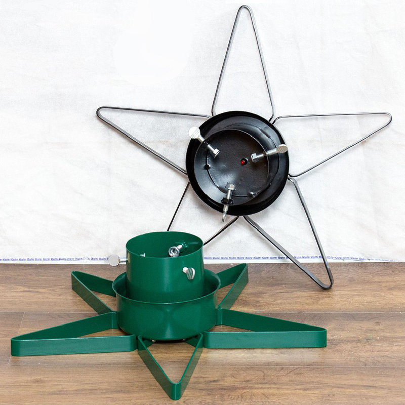Metal Live Tree Stand For Max. Tree Height 8 - 9.9 Ft.