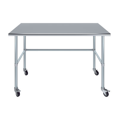 Table de travail en acier inoxydable