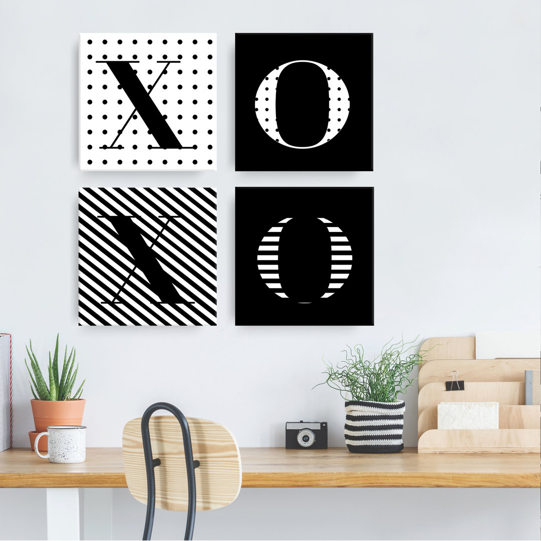 " XOXO " 4 - Pieces The Holiday Aisle® 