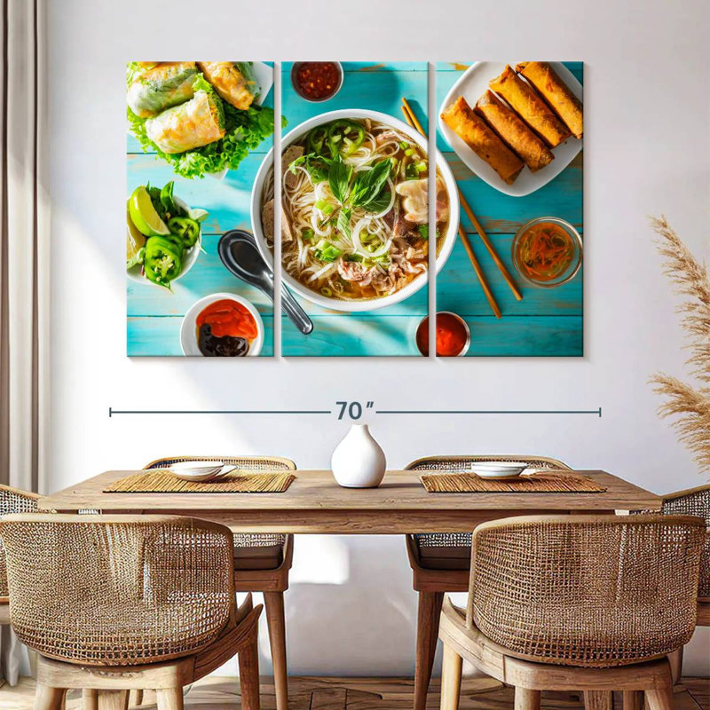 Yarlin Vietnamese Feast, 42" H x 65" W