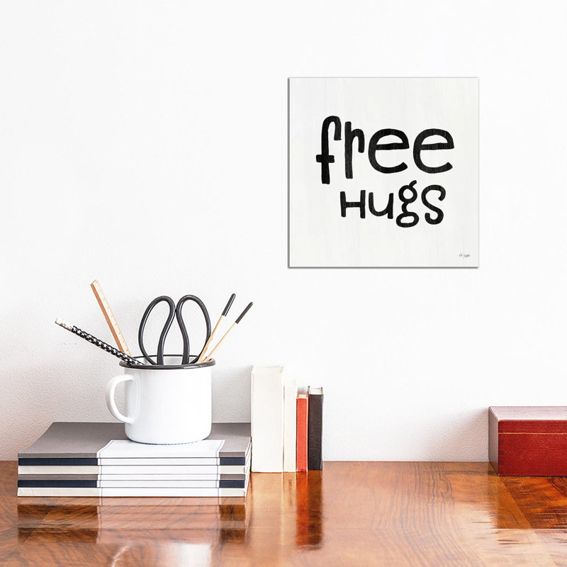 Free Hugs by Jaxn Blvd. - Wrapped Canvas Print, 30.48cm H x 30.48cm W x 1.905cm D