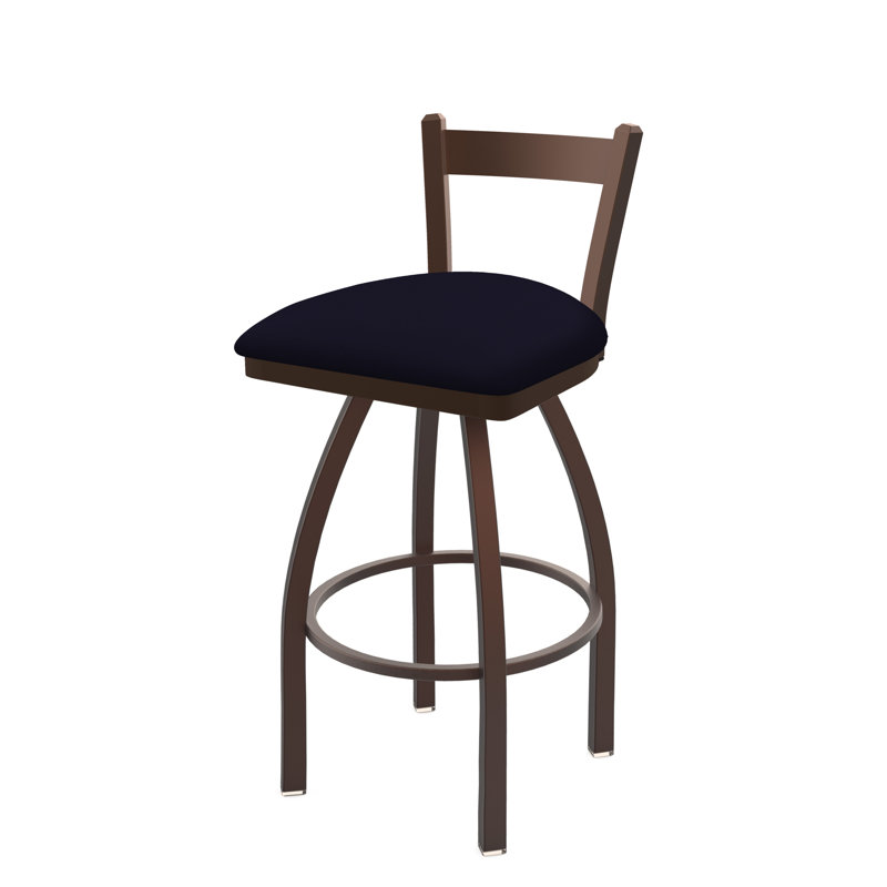 821 Catalina Low Back Swivel Bar Stool, Canter Twilight, Bronze, Counter Stool (25" Seat Height)