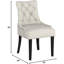 Tissu capitonné capitonné moderne avec garniture cloutée, chaise d'appoint-1201228831-1188332778