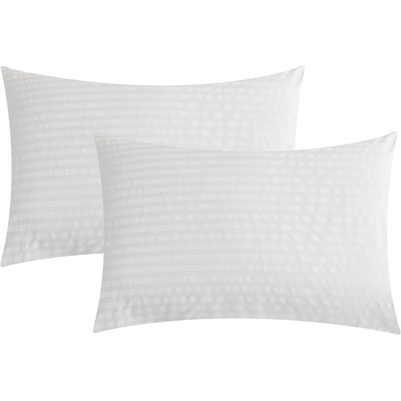100% Egyptian-Quality Cotton Standard/Queen Size Pillow Cases Set Of 2-800 Thread Count Pillow Cover - Soft, Cooling Pillowcases Set Of 2 For Standard/Queen Pillows
