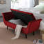 Banc vintage capitonné, repose-pieds rembourré en velours avec design rétro classique, repose-pieds moderne Mid-Century-1971401487
