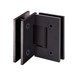FHC GLENA135SB Glendale Series 135 Degree Glass-to-Glass Hinge, Brass Material, 3/8" to 1/2" Glass Thickness, Square Profile, Satin Brass Finish