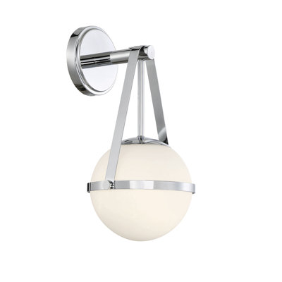 Ayyan 1-Light Wall Sconce in Chrome
