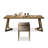 70.87" Brown Rectangular Solid Wood Office Sets