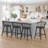 Wilson Solid Wood 24'' Curved Back Design Counter Height Stool-658805617