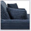 Canapé-lit modulaire surdimensionné de 86,5 pouces avec méridienne et causeuse, tissu en velours côtelé pour le confort et le style, parfait pour les espaces de vie modernes-235034422