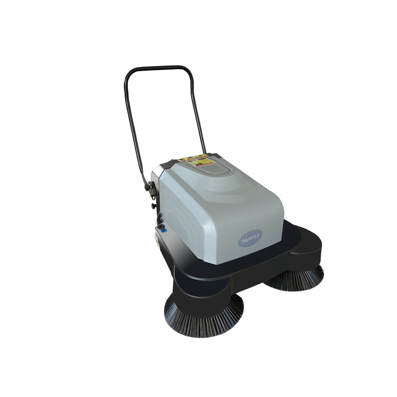 Dapper Supply Walk Behind Outdoor Sweeper
