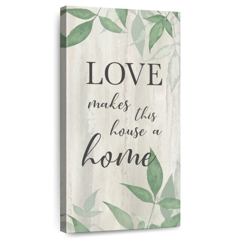Plaque murale «Love Makes», H 24 po x l 12 po