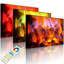 Charcoal Fire by No - Wrapped Canvas Print-49671771-49671770